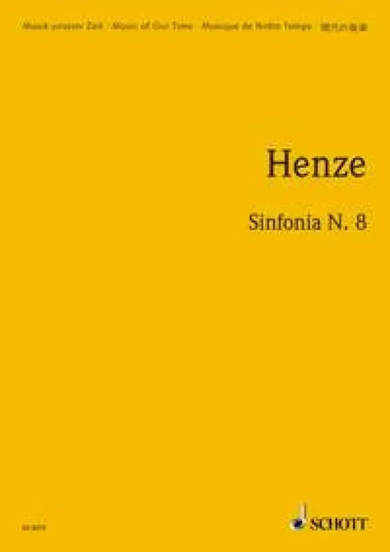 Hans Werner Henze Sinfonia N. 8 Orchester