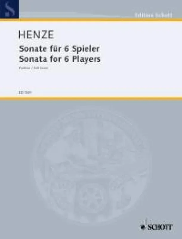 Hans Werner Henze Sonata for 6 Players Kammerensemble