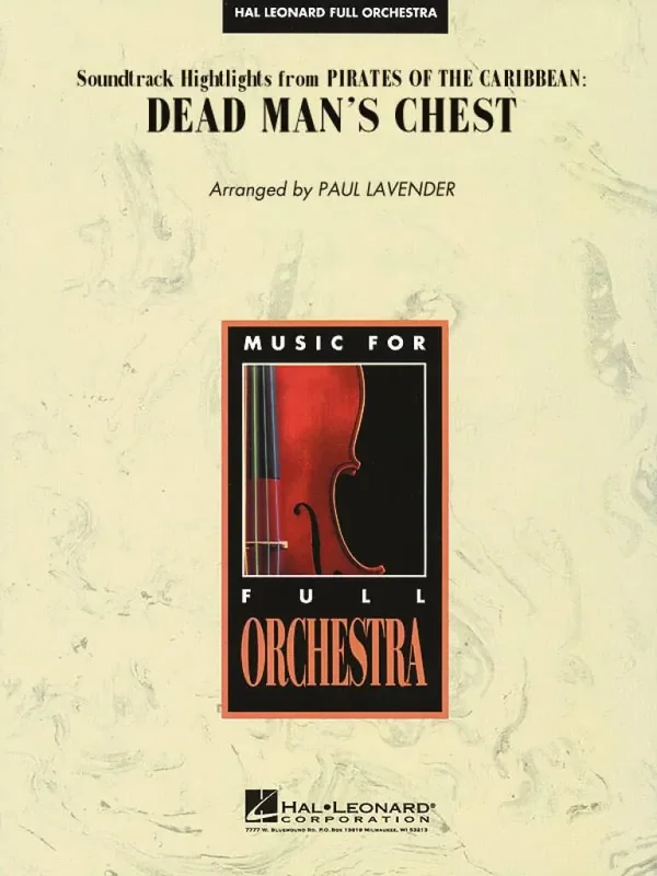 Hans Zimmer Dead Man‘s Chest (Arr. Paul Lavender) Orchester