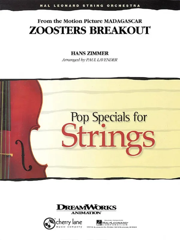 Hans Zimmer Zoosters Breakout (from Madagascar) (Arr. Paul Lavender) Streichensemble