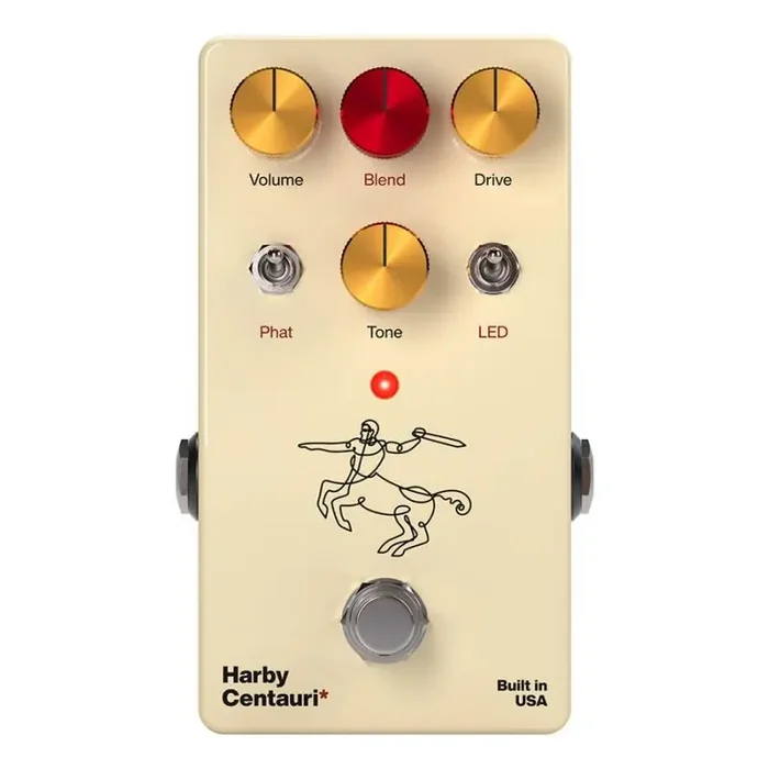 Harby Pedals USA overdrive-boost-buffer guitar effect pedal CENTAURI MODIFIED
