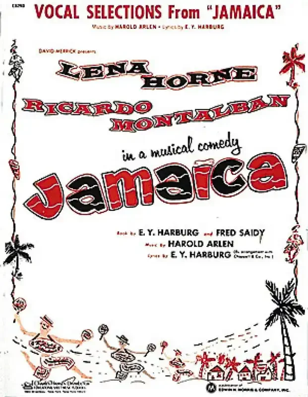 Harold Arlen Jamaica Klavier, Gesang, Gitarre (Songbooks)