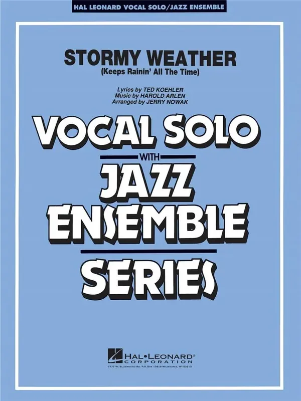 Harold Arlen Stormy Weather (Arr. Jerry Nowak) Jazz Ensemble mit Gesang