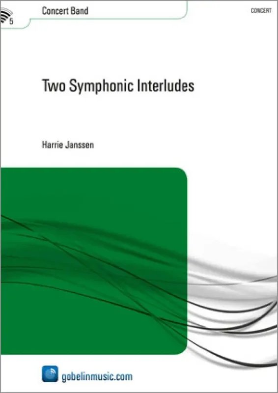 Harrie Janssen Two Symphonic Interludes Blasorchester