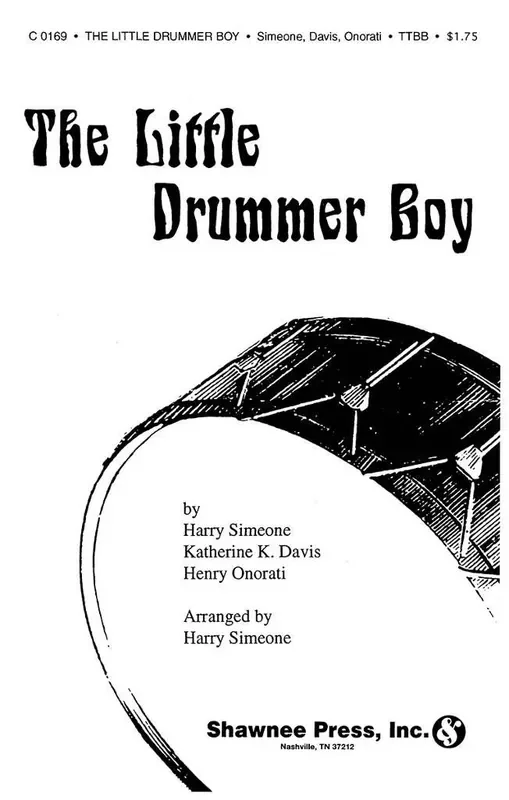 Harry Simeone The Little Drummer Boy Männerchor mit Klavier/Orgel