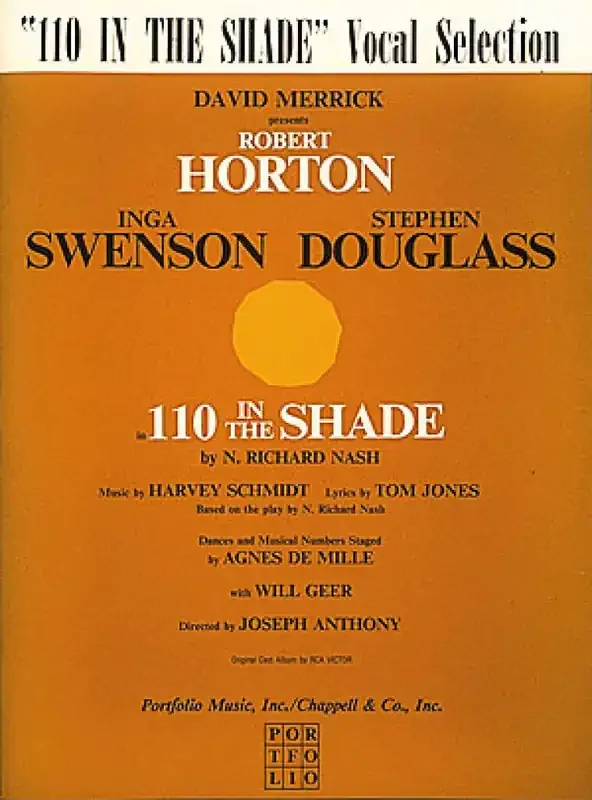 Harvey Schmidt One Hundred Ten in the Shade Klavier, Gesang, Gitarre (Songbooks)