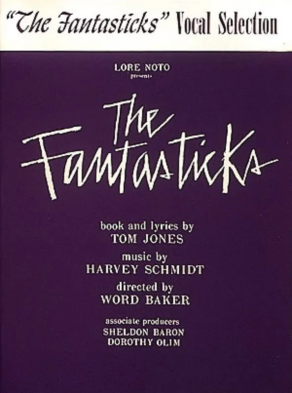 Harvey Schmidt The Fantasticks Klavier, Gesang, Gitarre (Songbooks)