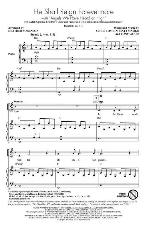 He Shall Reign Forevermore