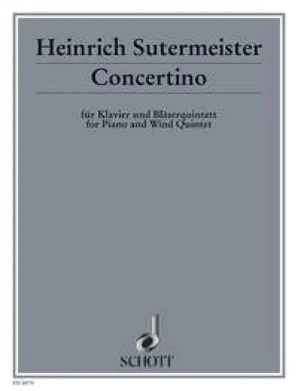 Heinrich Sutermeister Concertino Kammerensemble