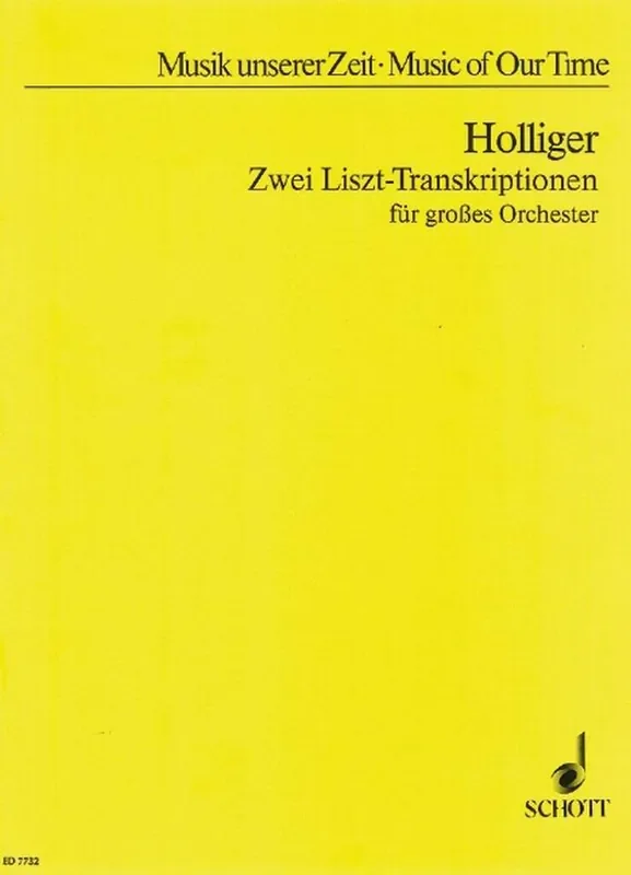 Heinz Holliger Two Liszt Transcriptions Orchester