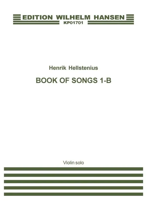 Henrik Hellstenius Book Of Songs I Streicher Duett