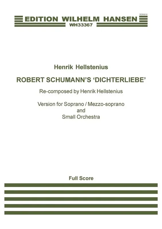 Henrik Hellstenius Dichterliebe (2020) Orchester mit Solo