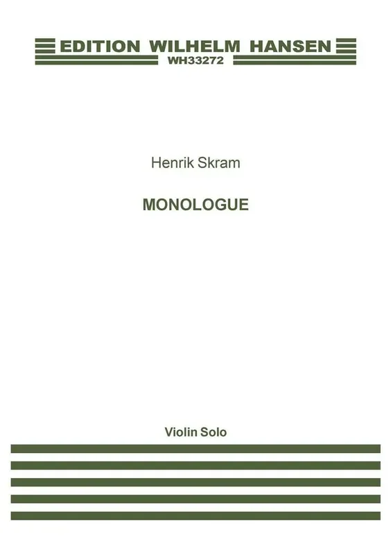 Henrik Skram Monologue Violine Solo