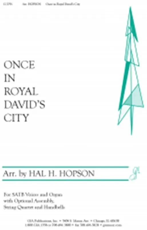 Henry John Gauntlett Once in Royal David‘s City – Instrument edition (Arr. Hal H. Hopson) Gemischter Chor mit Ensemble