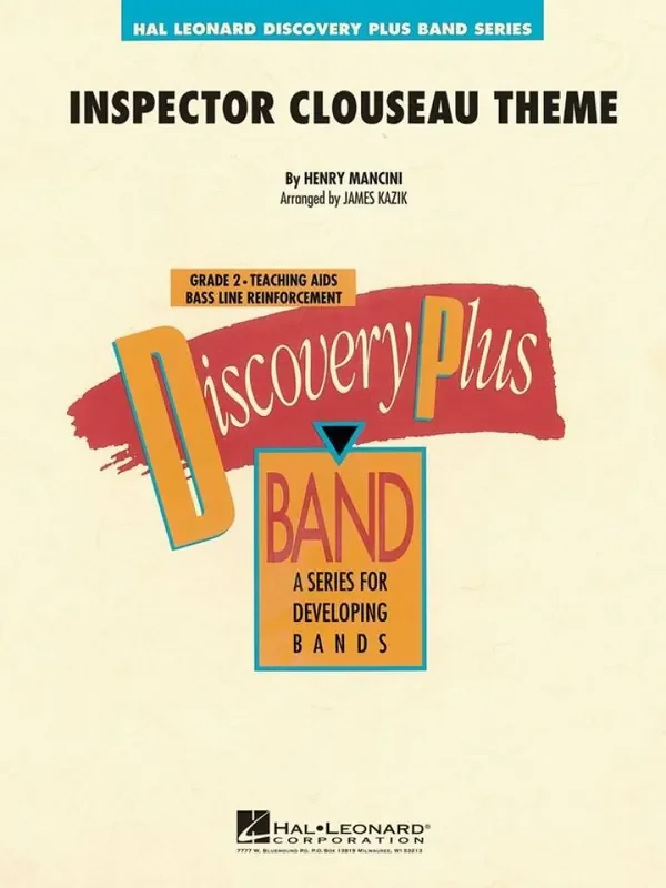 Henry Mancini Inspector Clouseau Theme (Arr. James Kazik) Blasorchester