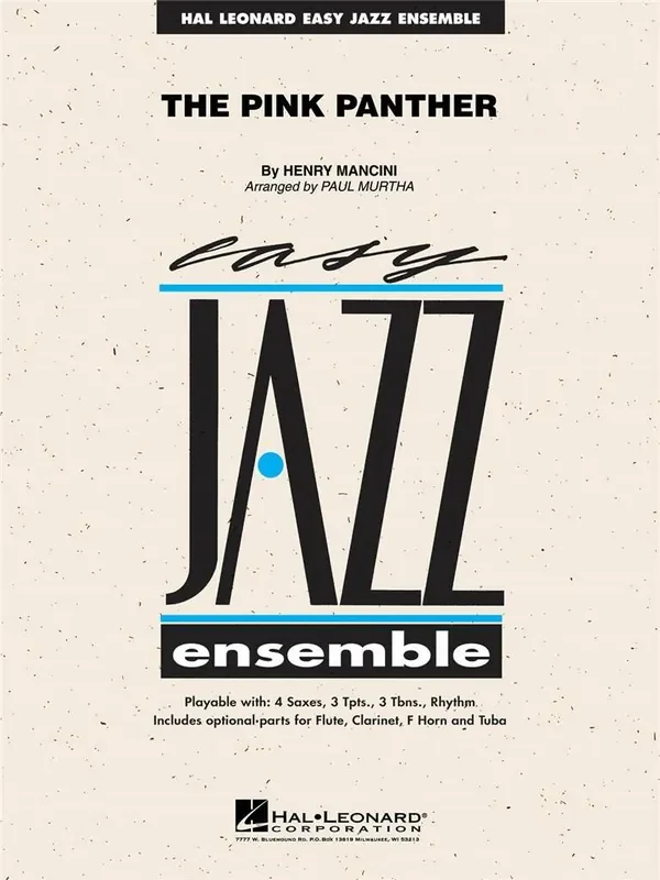 Henry Mancini The Pink Panther (Arr. Paul Murtha) Jazz Ensemble