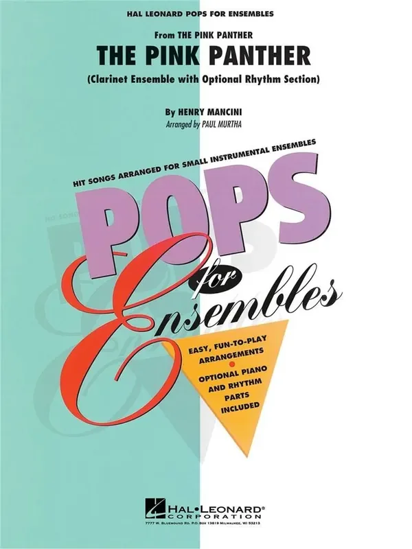 Henry Mancini The Pink Panther (Arr. Paul Murtha) Klarinette Ensemble
