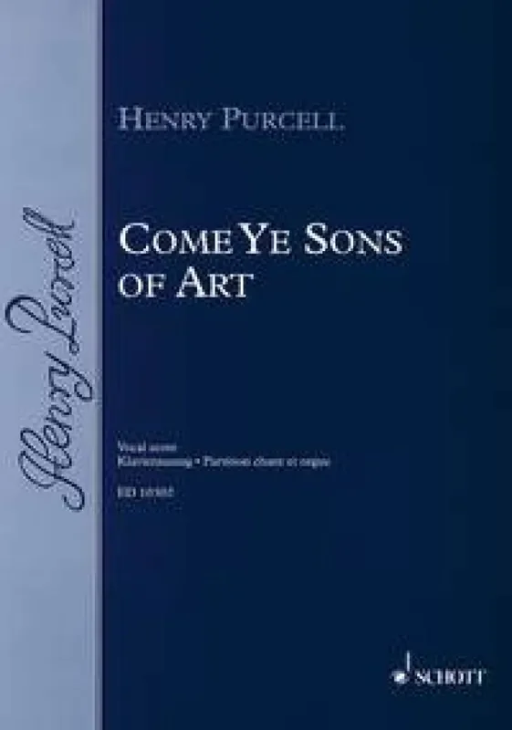 Henry Purcell Come Ye Sons Of Art – Vocal Score Gemischter Chor mit Ensemble