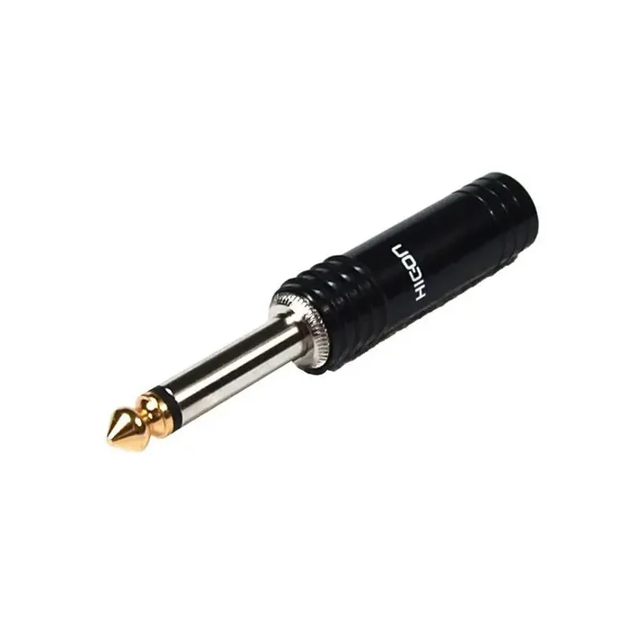 HICON J63M04, Jack plug mono, black