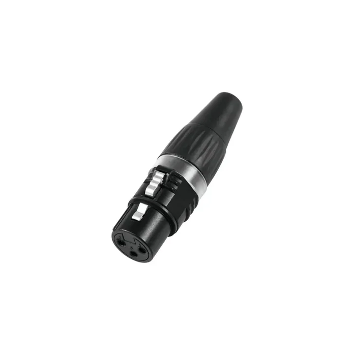 Hicon XLR Buchse 3pol HI-X3CF-BLK