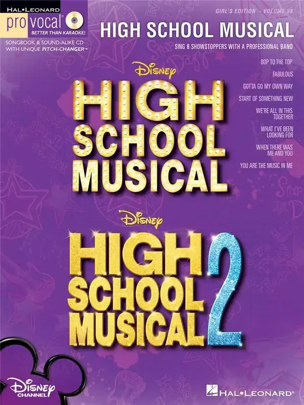 High School Musical 1 and 2 Klavier, Gesang, Gitarre (Songbooks)
