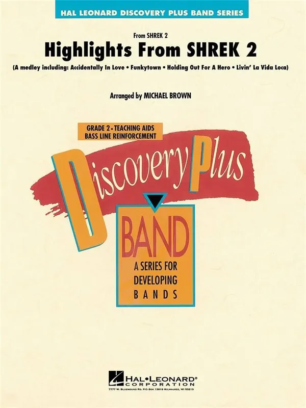 Highlights from Shrek 2 (Arr. Michael Brown) Blasorchester