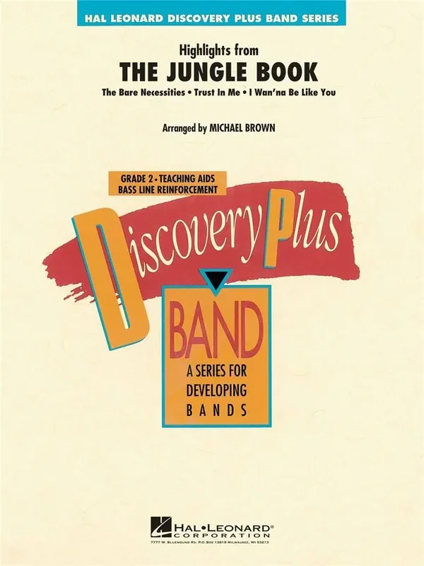 Highlights from The Jungle Book (Arr. Michael Brown) Blasorchester