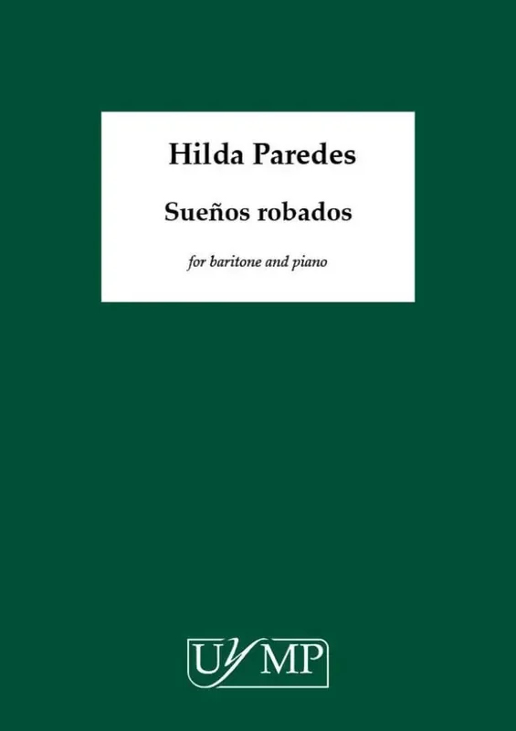 Hilda Paredes Sueños Robados Gesang mit Klavier