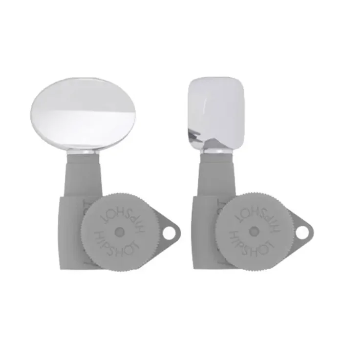 Hipshot big butter bean guitar tuner button, nickel