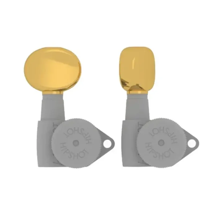 Hipshot butter bean guitar tuner button, gold
