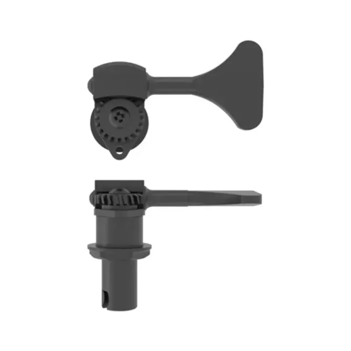 Hipshot HB6 1/2″ licensed Ultralite bass tuning machine, black, Y key
