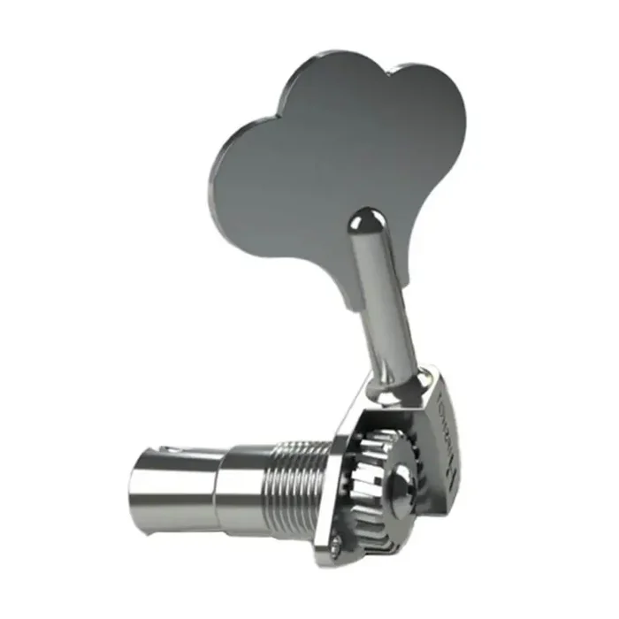 Hipshot HB6 1/2″ licensed Ultralite bass tuning machine, chrome, clover key, treble side