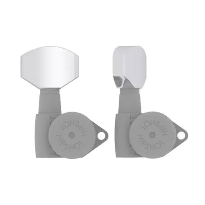 Hipshot hex guitar tuner button, chrome