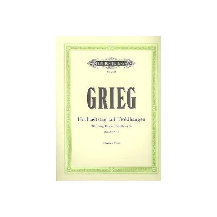 Hochzeitstag auf Troldhaugen op.65,6