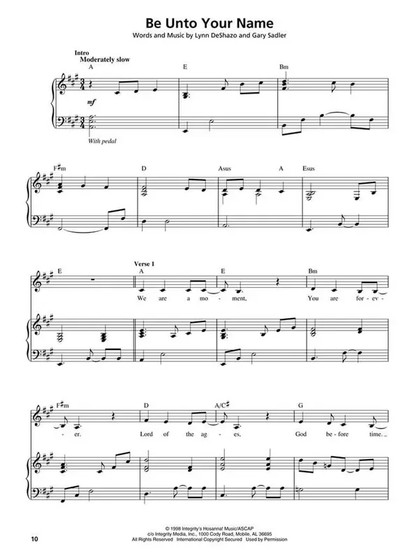 Holy is the Lord – Keyboard Edition Keyboard