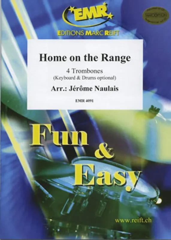 Home on the Range (Arr. Jérôme Naulais) Posaune Ensemble