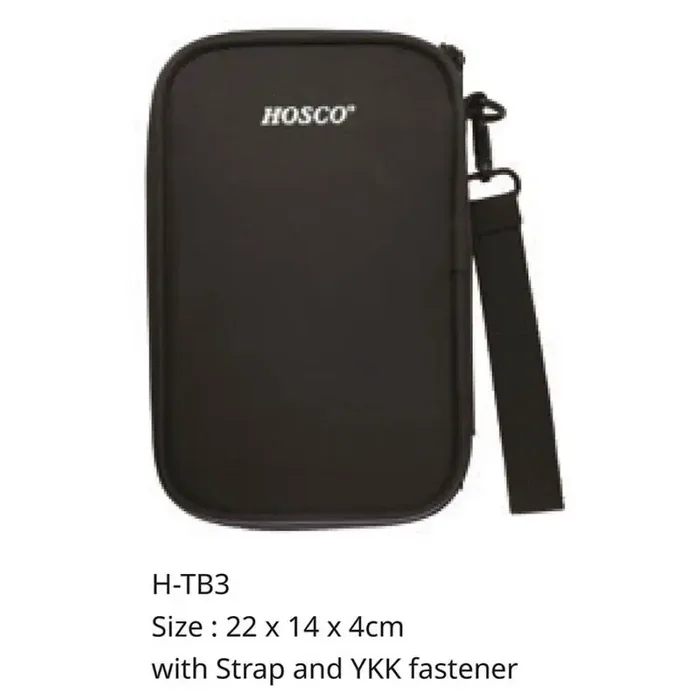 Hosco Japan compact tool bag, 8 pockets and magnetic black nut file holder