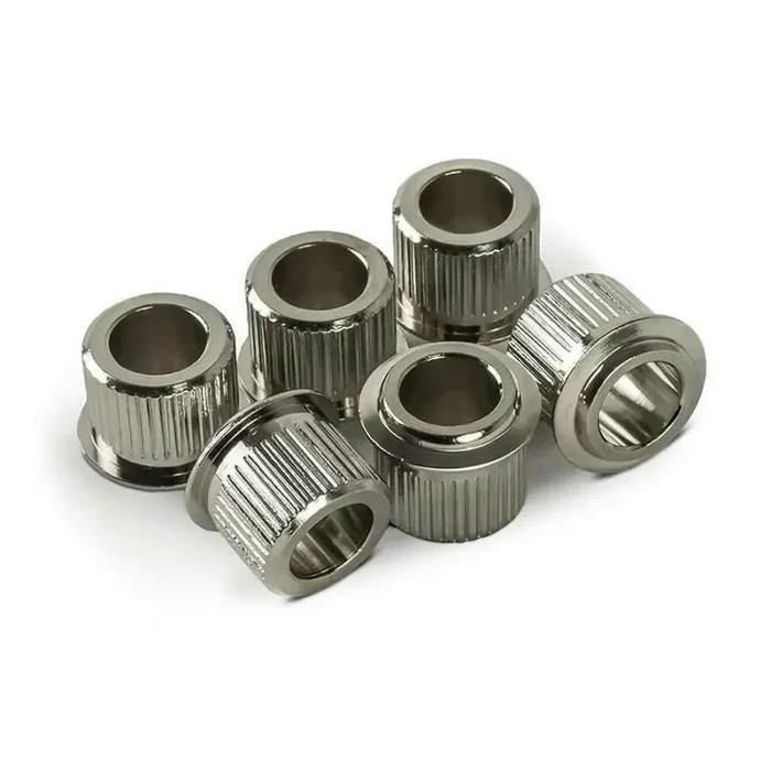 Hosco Japan conversion bushings, nickel, round top, 6 pcs