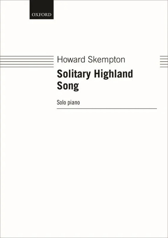 Howard Skempton Solitary Highland Song Klavier Solo