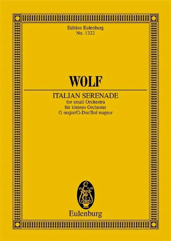 Hugo Wolf Italian Serenade G major Orchester