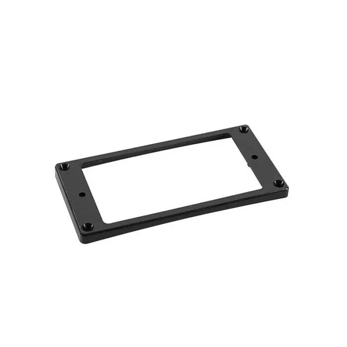 Humbucker frame, curved bottom slanted top, 5x7mm, black
