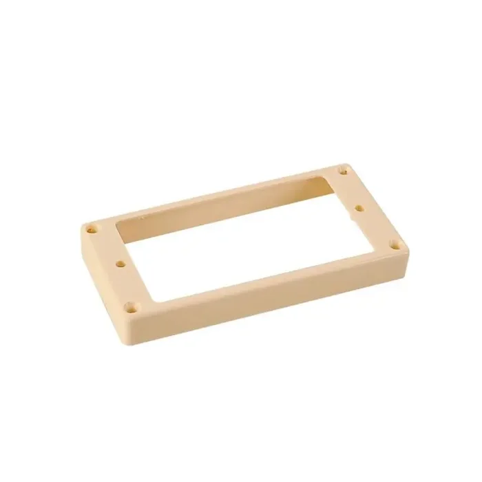 Humbucker frame, flat bottom slanted top, 11x120mm, ivory