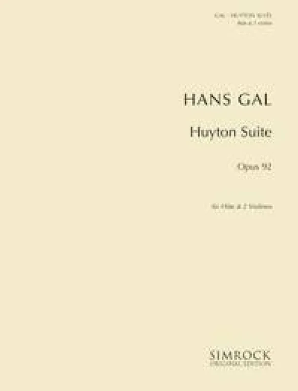 Huyton Suite op. 92 Kammerensemble