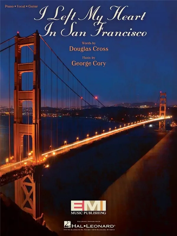 I Left My Heart in San Francisco Klavier, Gesang, Gitarre (Songbooks)