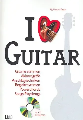 I love Guitar (+CD) for guitar (with lyrics)