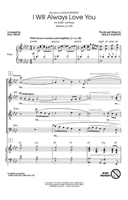 I Will Always Love You