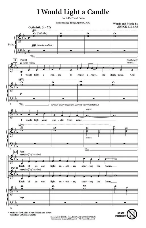 I Would Light a Candle