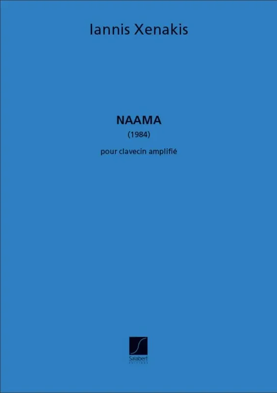 Iannis Xenakis Naama Cembalo