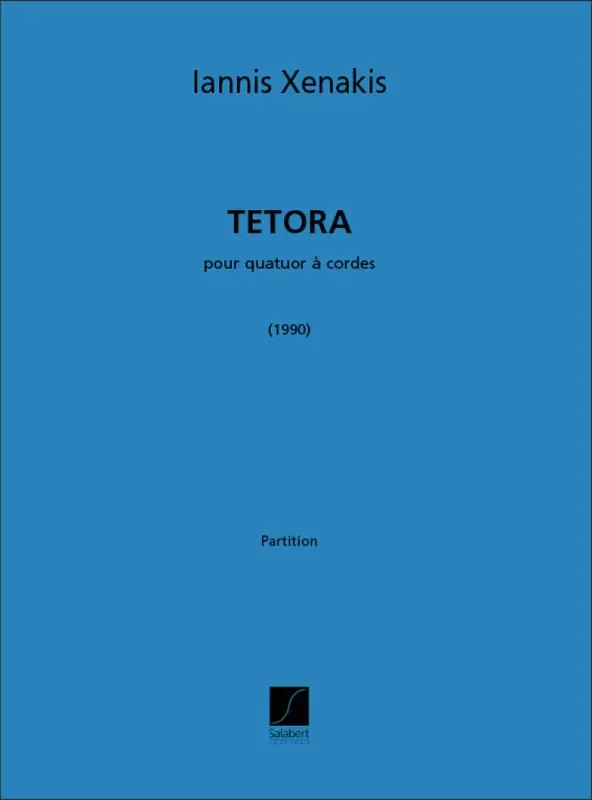 Iannis Xenakis Tetora Streichquartett