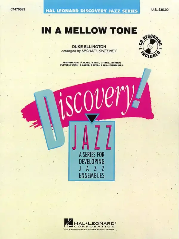 In A Mellow Tone (Arr. Mike Sweeney) Jazz Ensemble